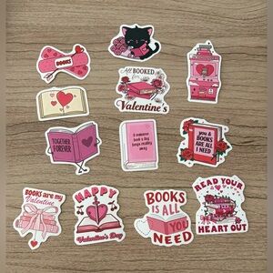 Valentine's Day Book and Love Stickers